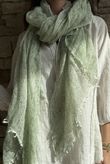 Speckled Rustic Scarf Green